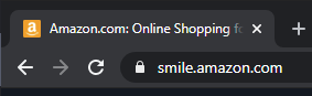 smile dot amazon dot come on navbar